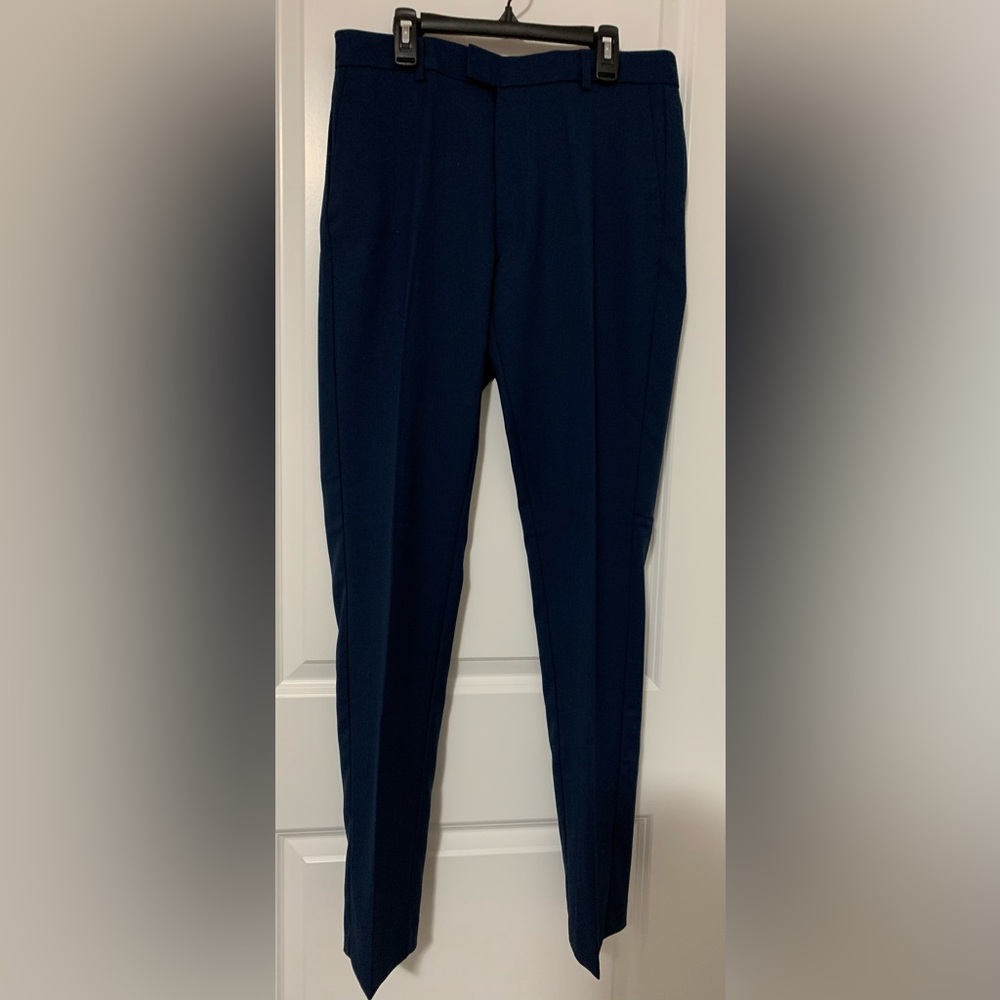 Van Heusen Flex Slim Fit Men's Blue Dress Pants 30x32